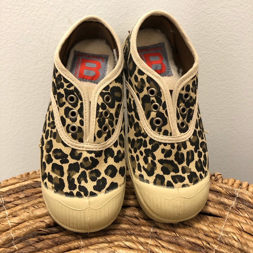 Leopard elasticized cloth sneakers - Elly